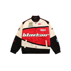 Blackair Patchwork Motorsports Varsity Jacket Racing Men's Small Vamtac NWT